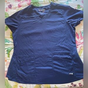 Greys anatomy scrub Top size large